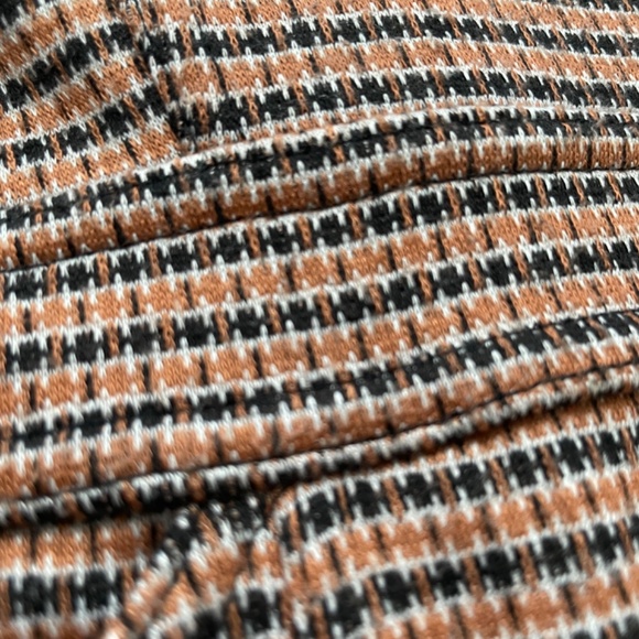 Retro Inspired Brown and Black Zip Up Jumpsuit — Size Large - Picture 4 of 4